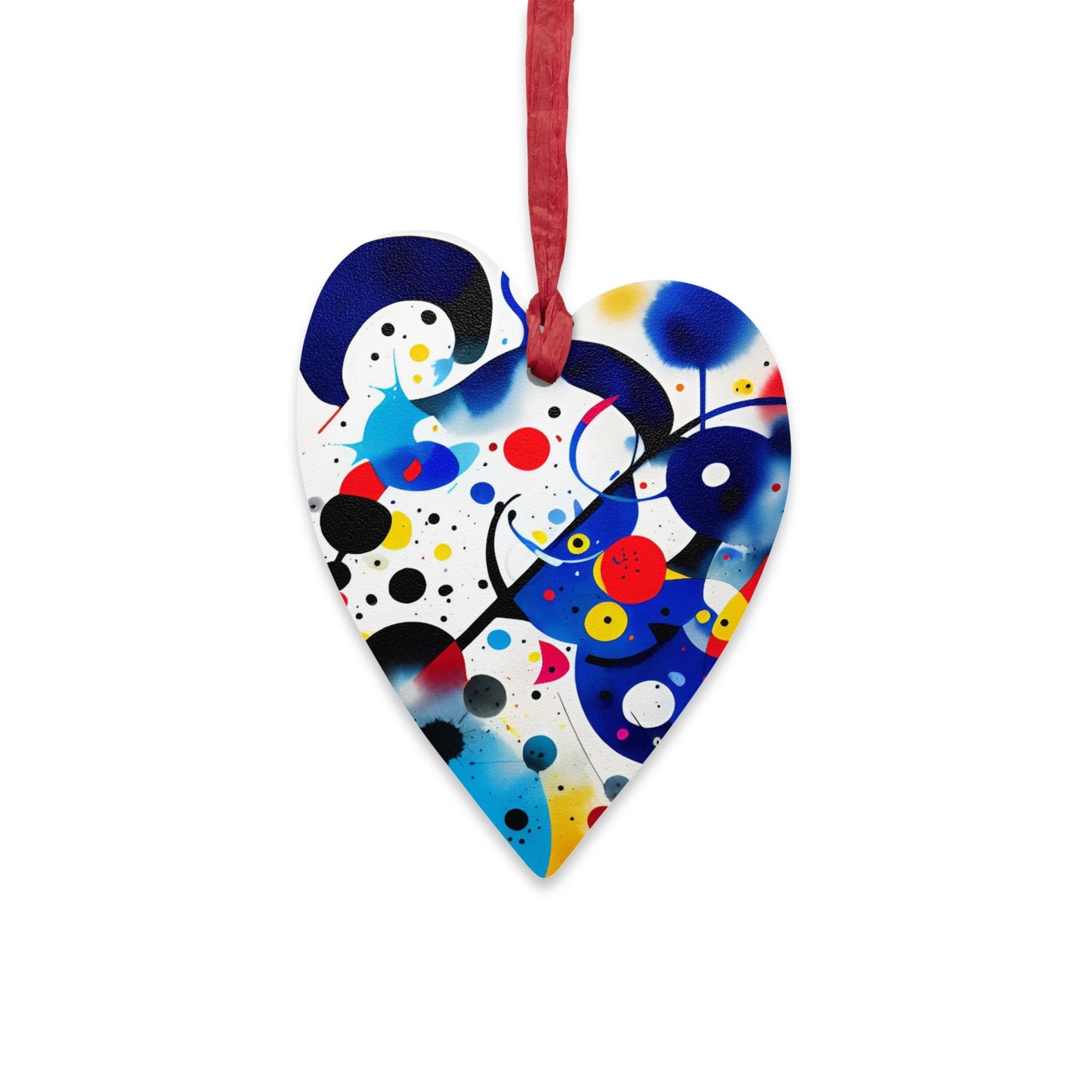 Wooden Ornaments, Inspired by Miro