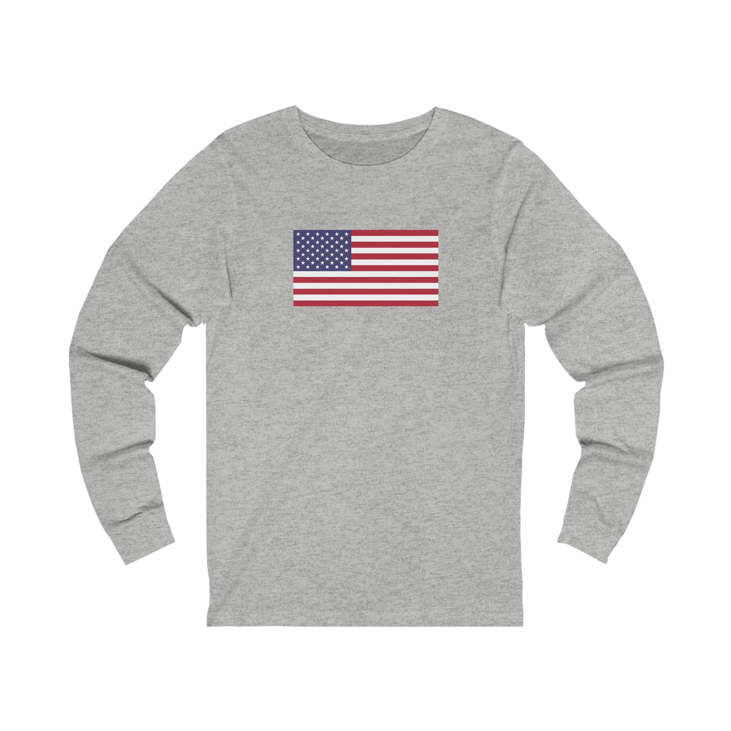 American Flag, Unisex Jersey Long Sleeve Tee