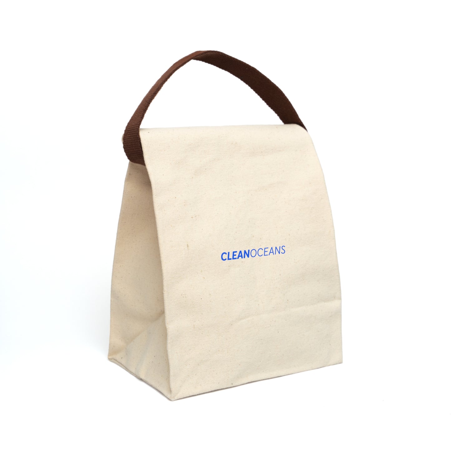 CleanOceans, Canvas Lunch Bag With Strap
