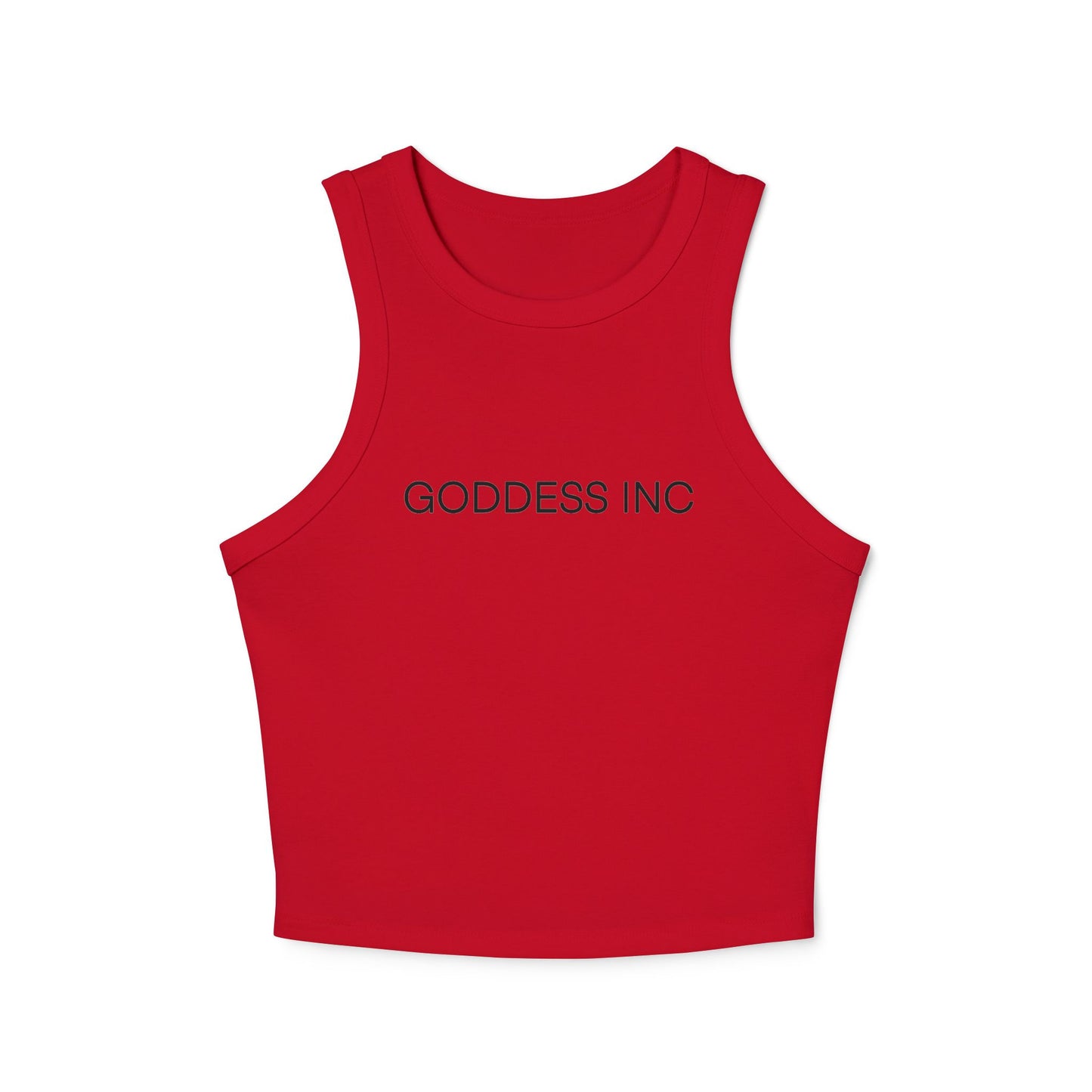 Goddess Inc, Women's Micro Rib Racer Tank Top