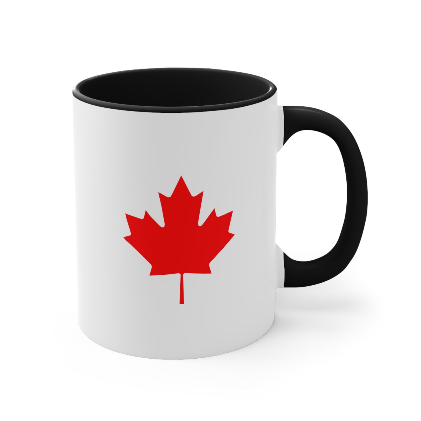 Canadian Maple Leaf Accent Mugs
