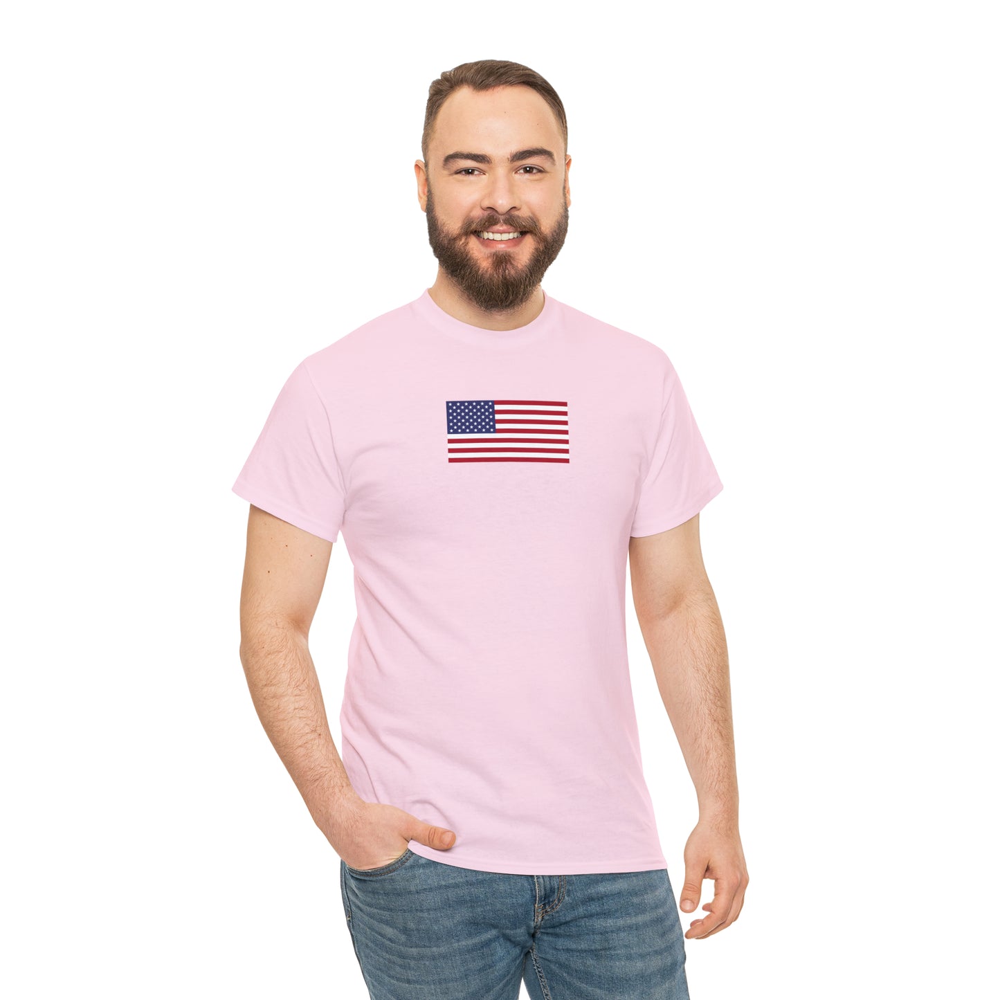 American Flag Unisex Heavy Cotton Tee