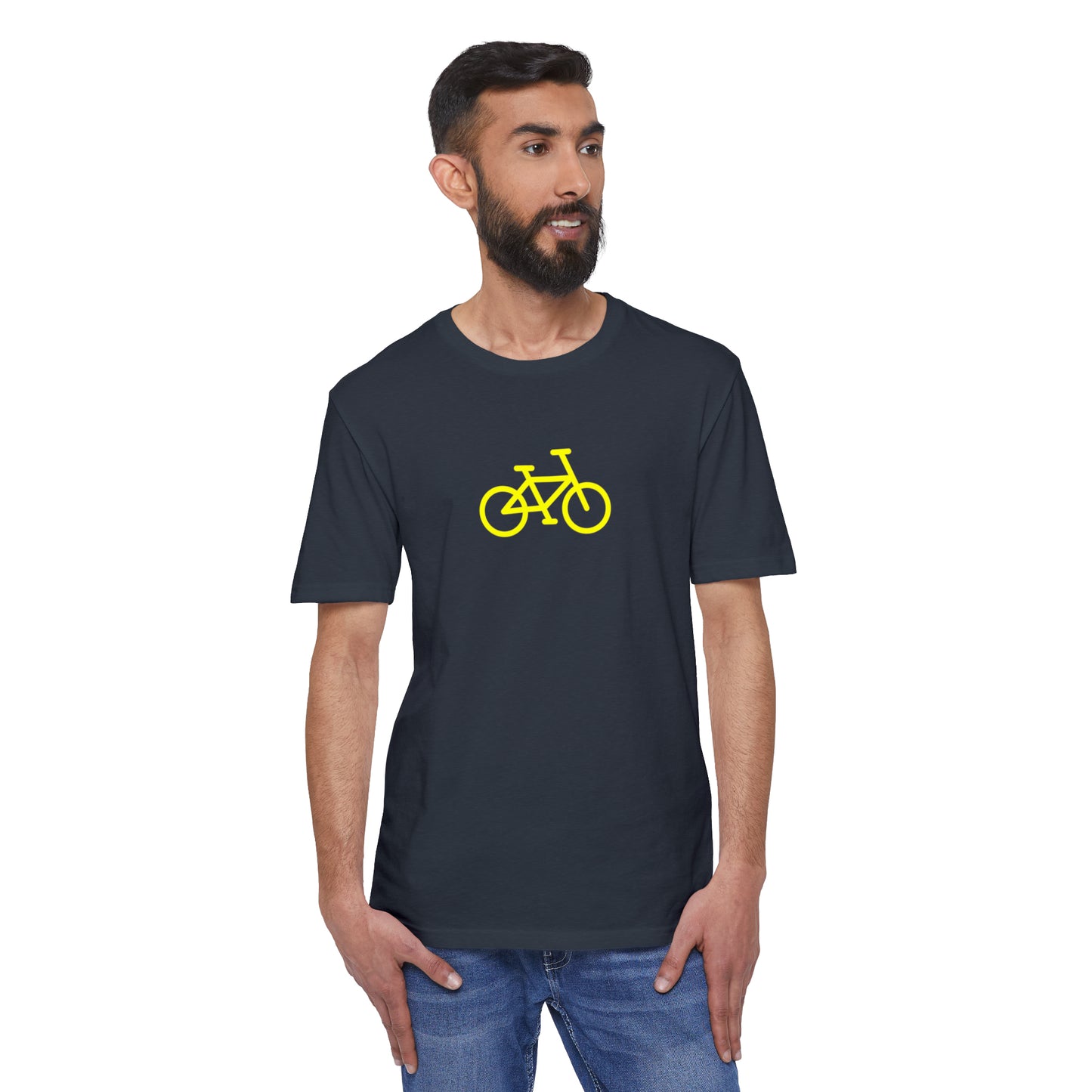 BIKE Unisex District® Re-Tee®, Gold Print