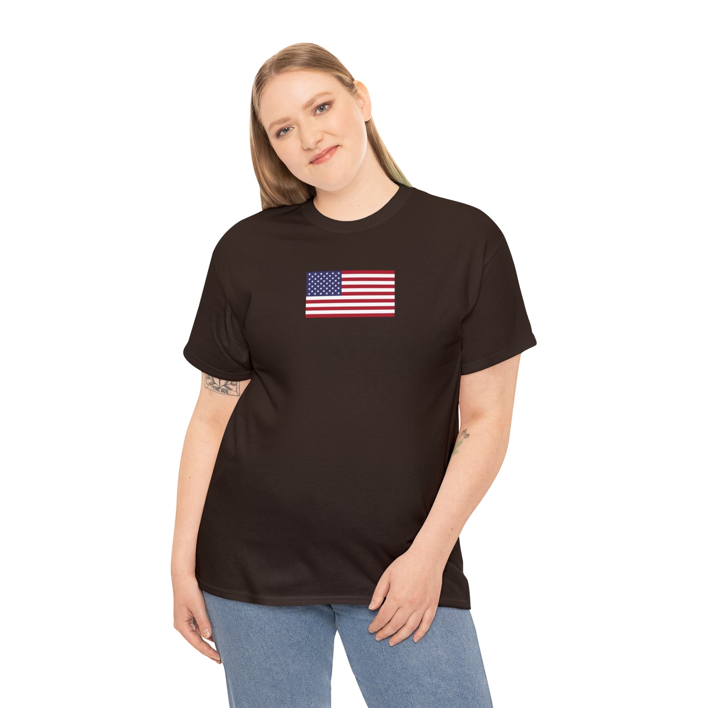 American Flag Unisex Heavy Cotton Tee