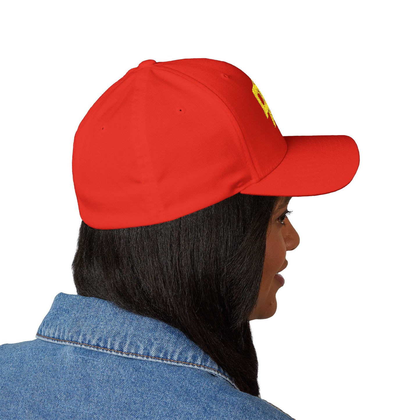 Zhongguo, Closed-Back Structured Cap (Embroidery)