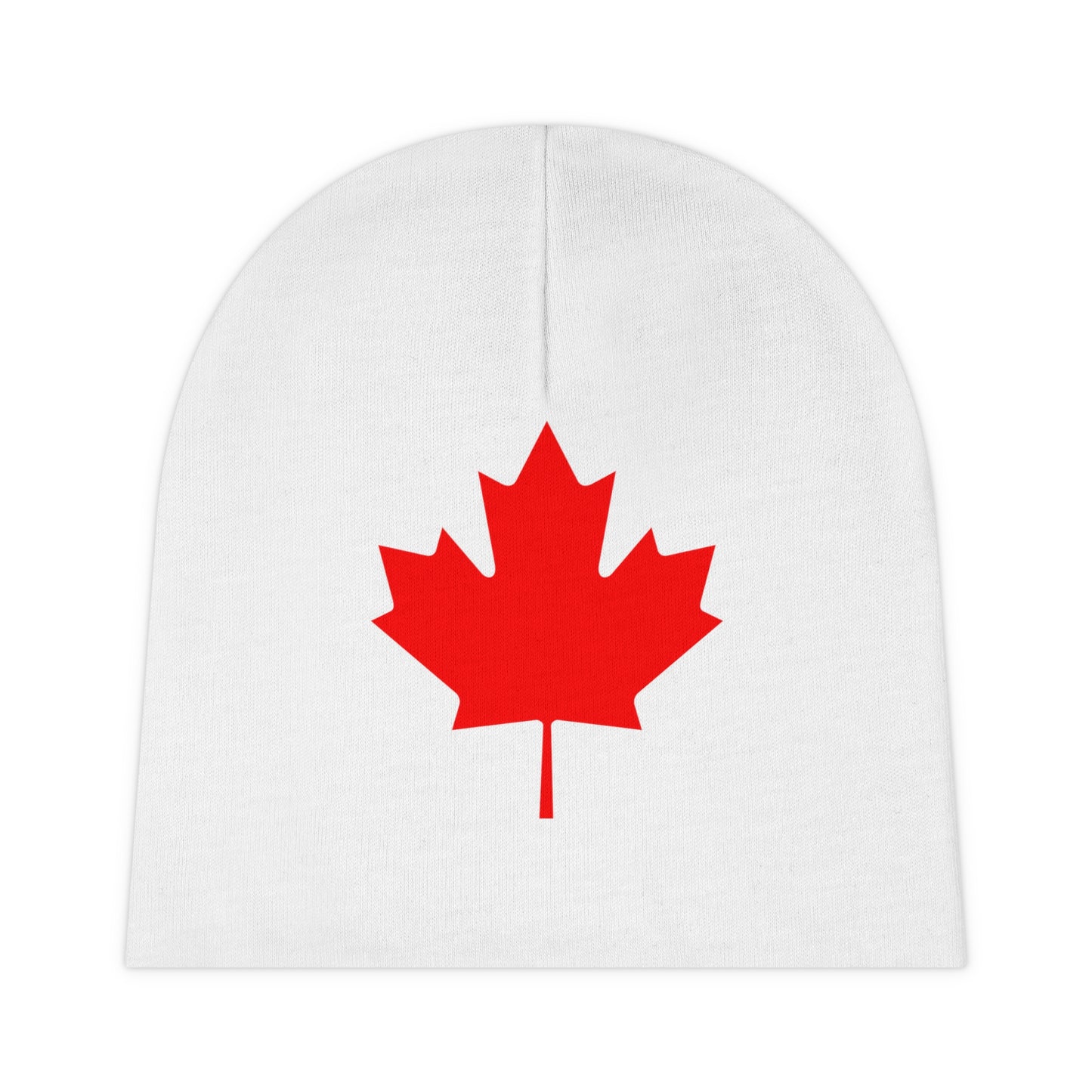 Baby Beanie, Canadian Flag Maple Leaf