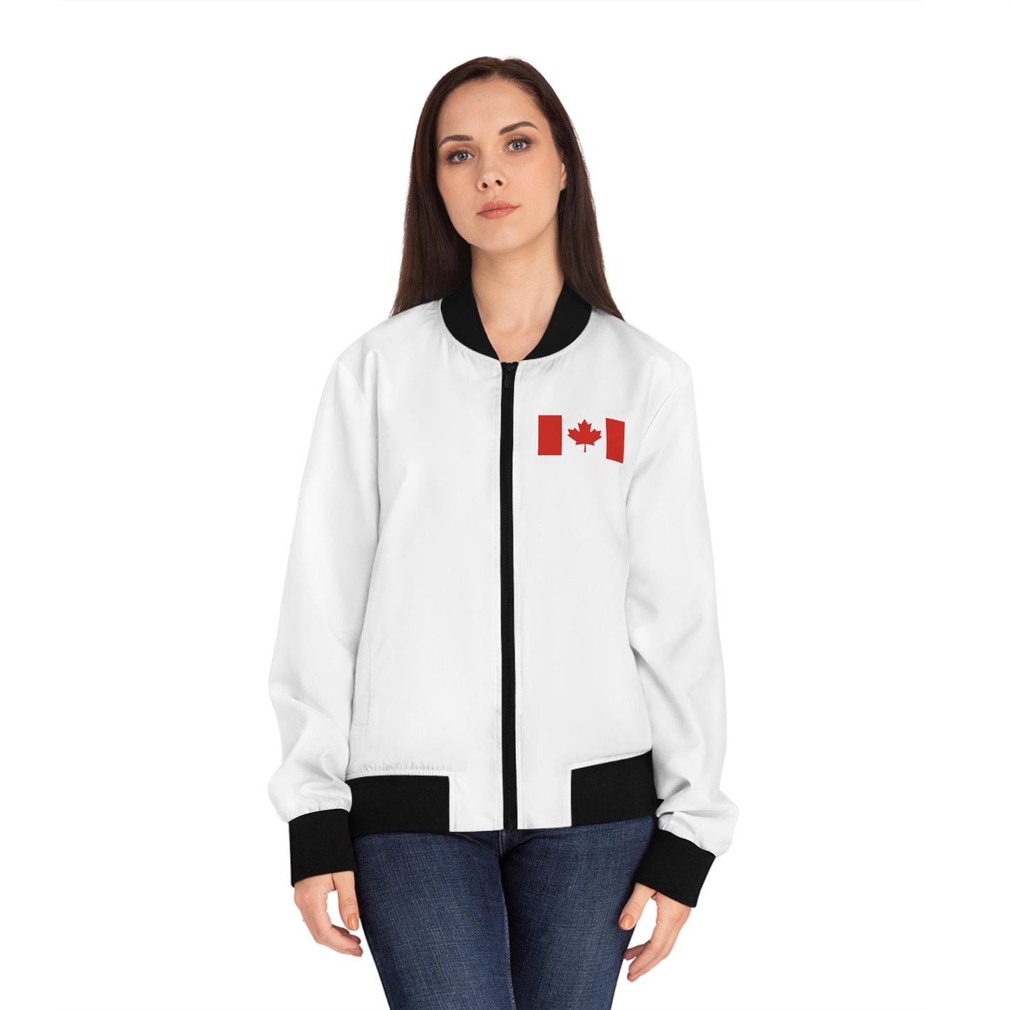 Canadian Maple Leaf, Women's Bomber Jacket