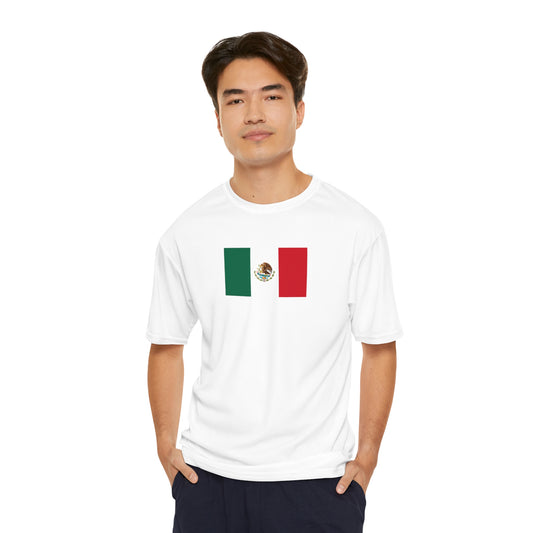 Mexican Flag, Men's Performance T-Shirt