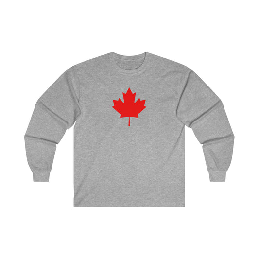 Canadian Maple Leaf Ultra Cotton Long Sleeve Tee