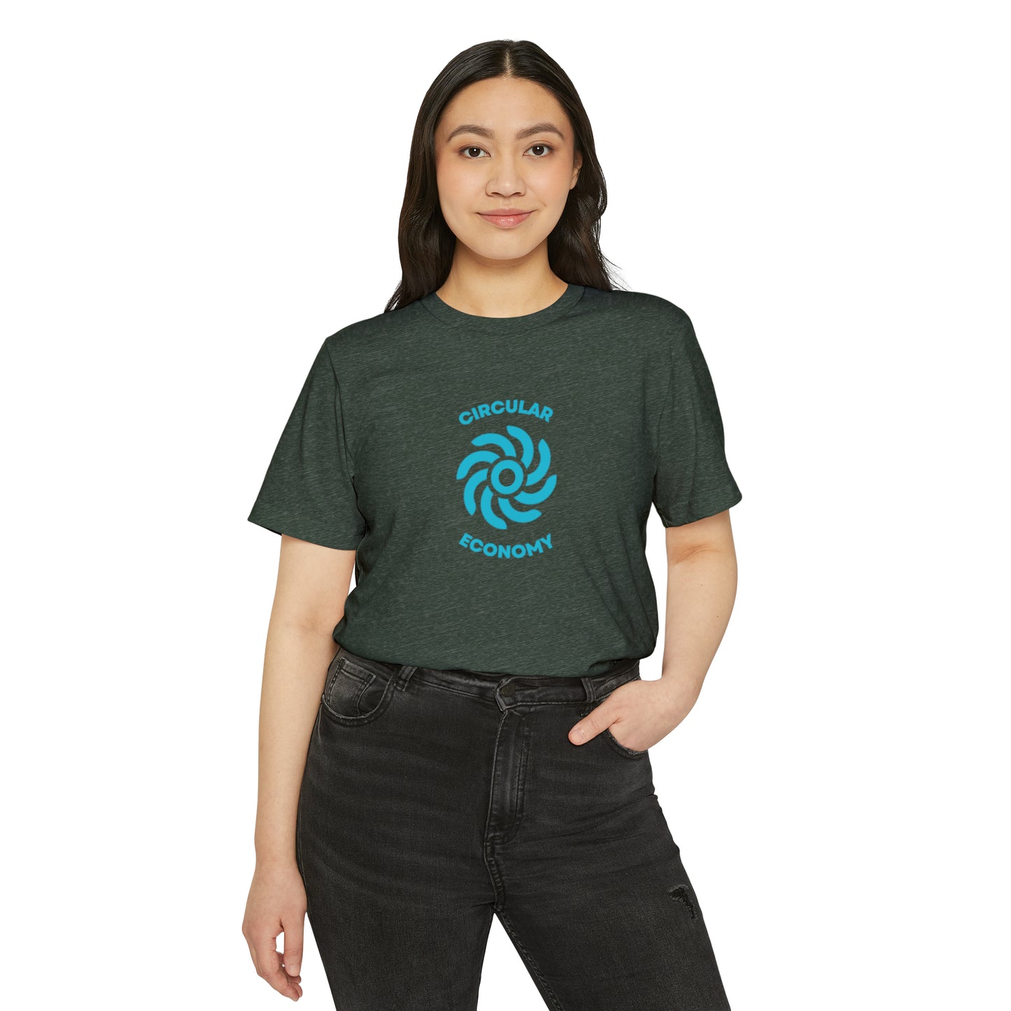 Circular Economy,  Unisex Recycled Organic T-Shirt