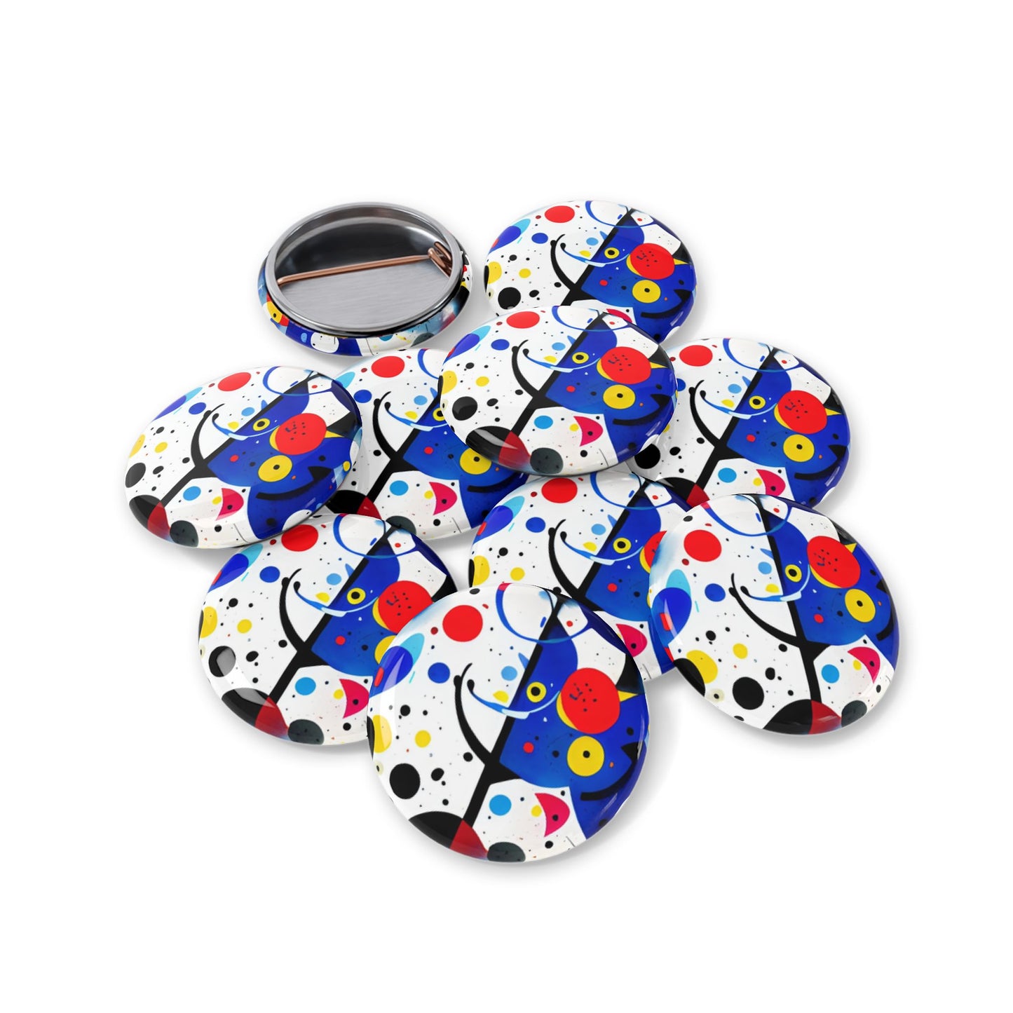 Round Pins, Inspired by Miro