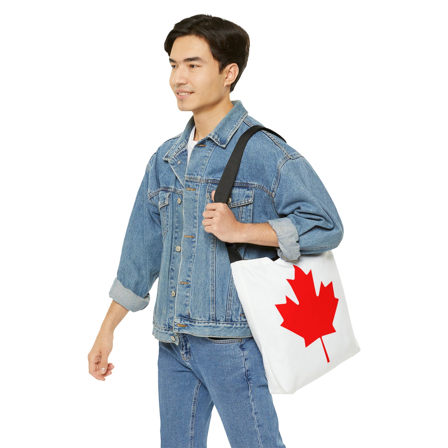 Canadian Maple Leaf, Adjustable Tote Bag
