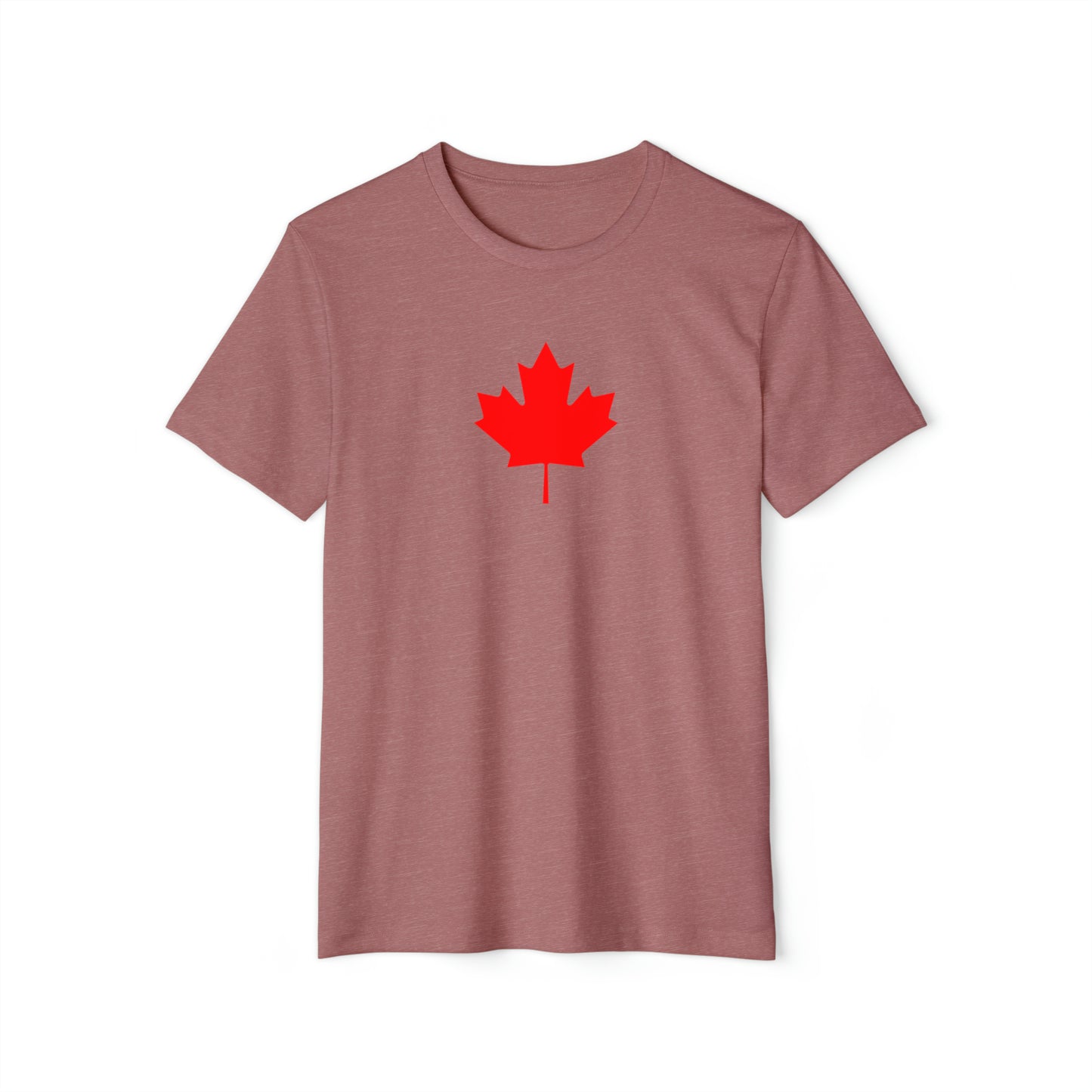 Canadian Maple Leaf, Unisex Recycled Organic T-Shirt