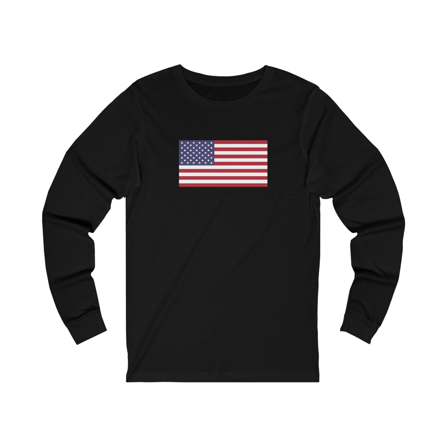 American Flag, Unisex Jersey Long Sleeve Tee