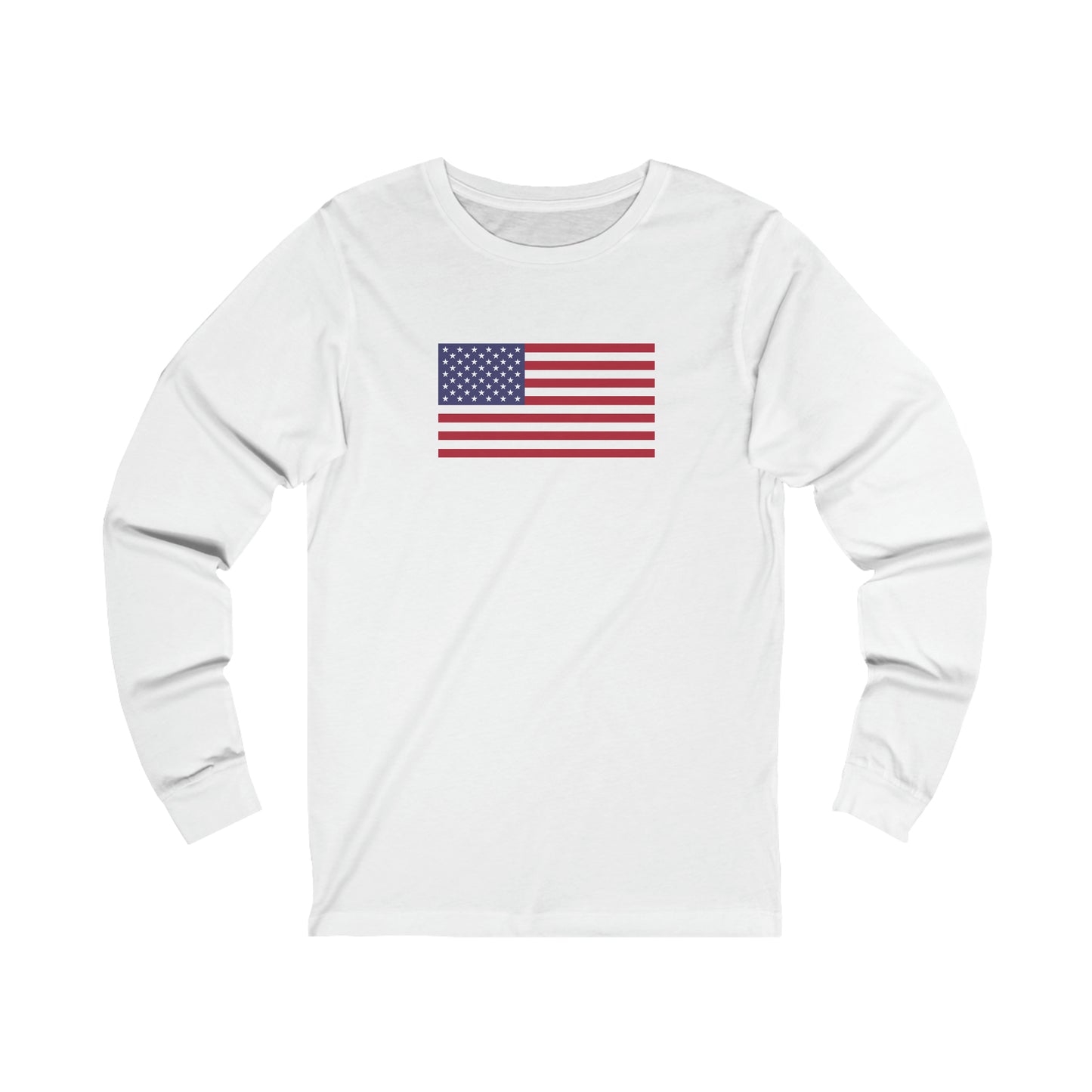 American Flag, Unisex Jersey Long Sleeve Tee