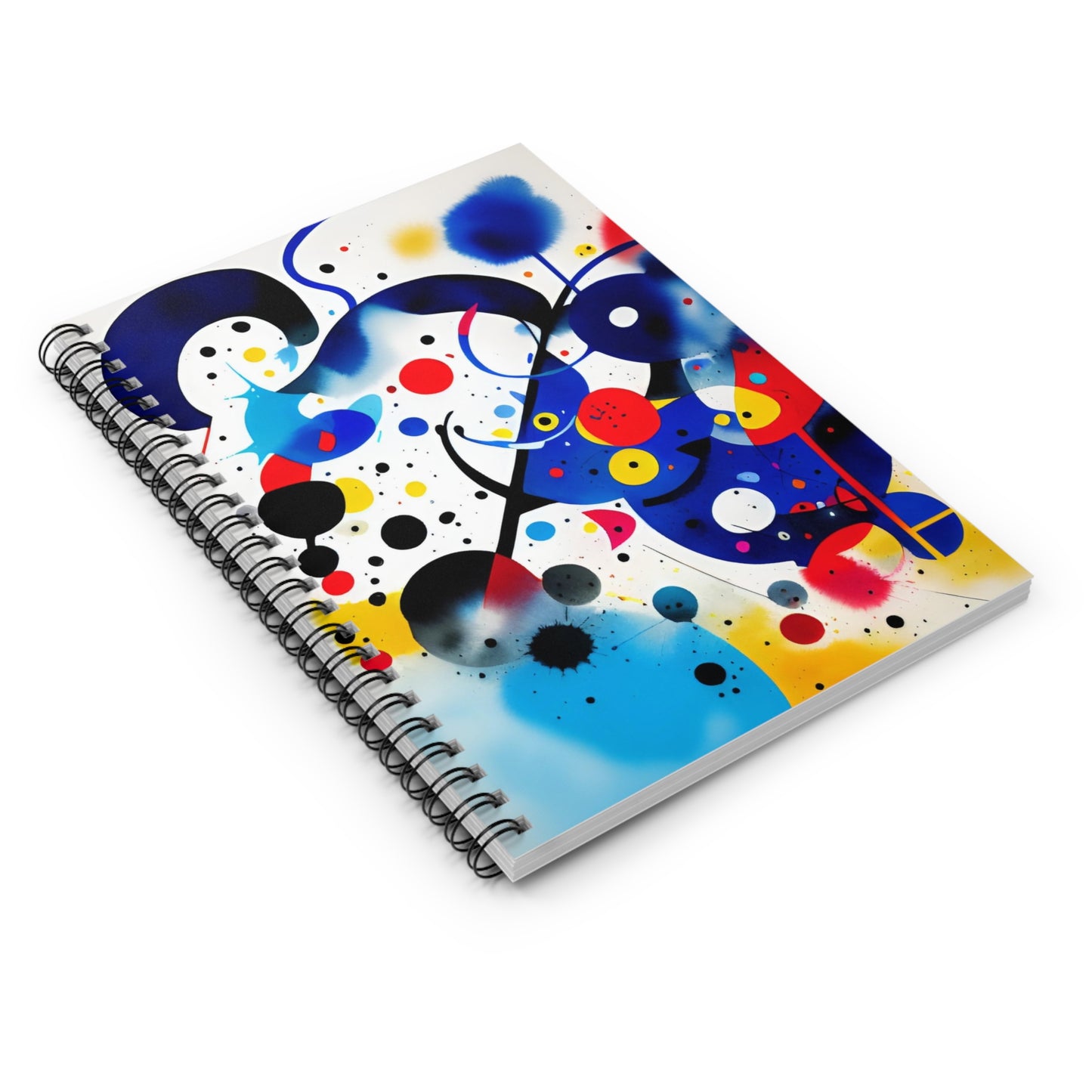 Abstract Cover, Spiral Notebook, Ruled Line, Inspired by Miro