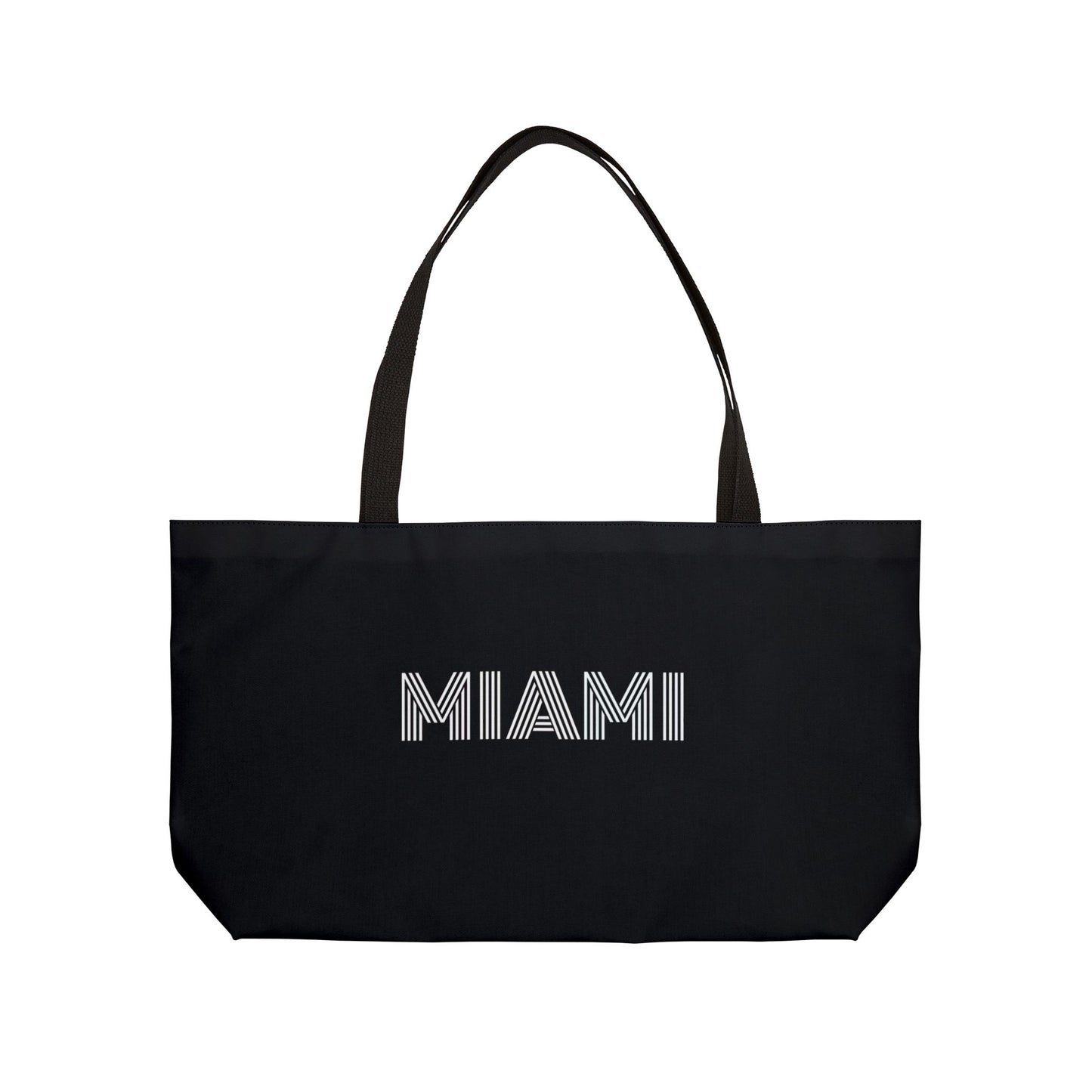 MIAMI Weekender Tote Bag, Black