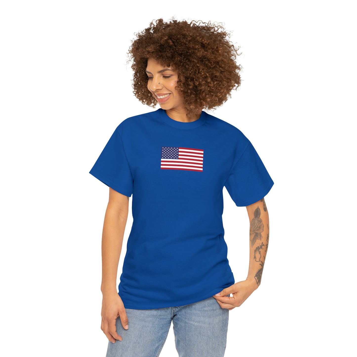 American Flag Unisex Heavy Cotton Tee