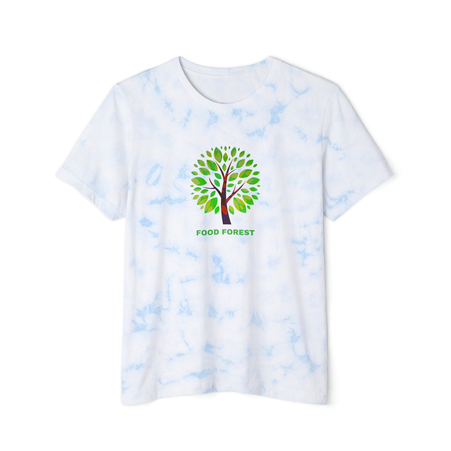 FOOD FOREST Unisex FWD Fashion Tie-Dyed T-Shirt