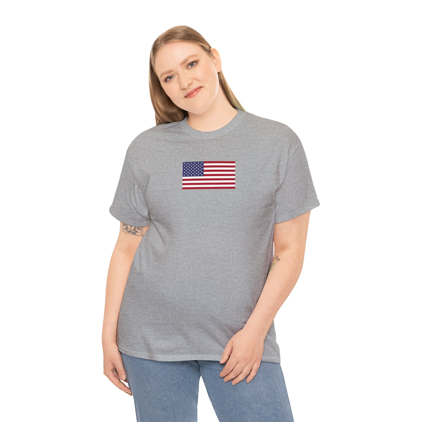 American Flag Unisex Heavy Cotton Tee