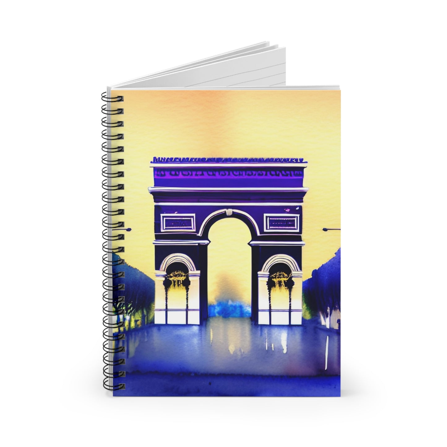Paris Spiral Notebook, Ruled Line, Arc de Triomphe