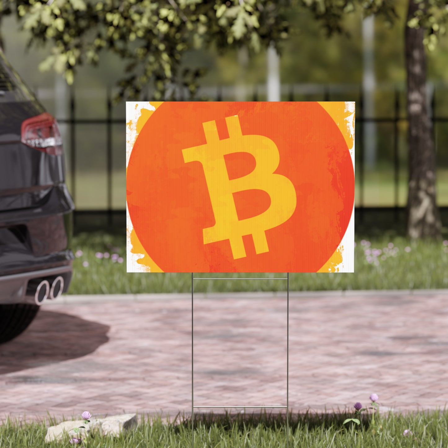 BITCOIN Yard Sign