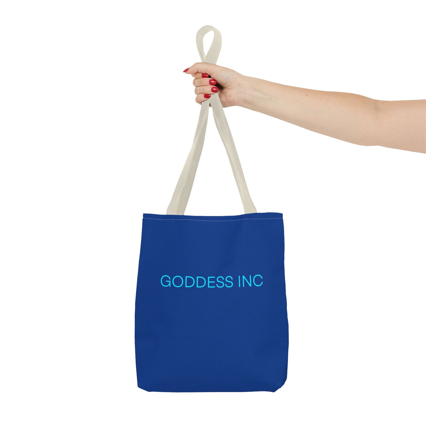 Goddess Inc Tote Bag, Blue