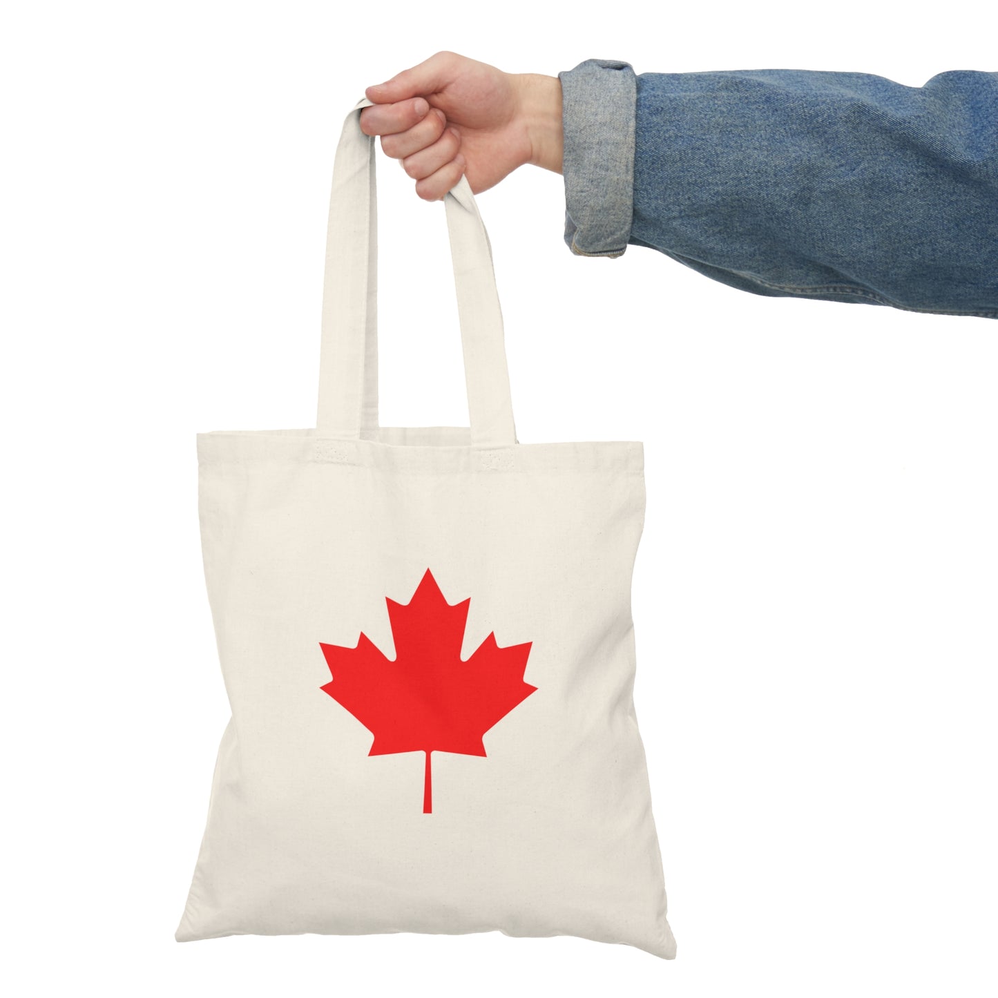 Canadian Maple Leaf, Natural Tote Bag