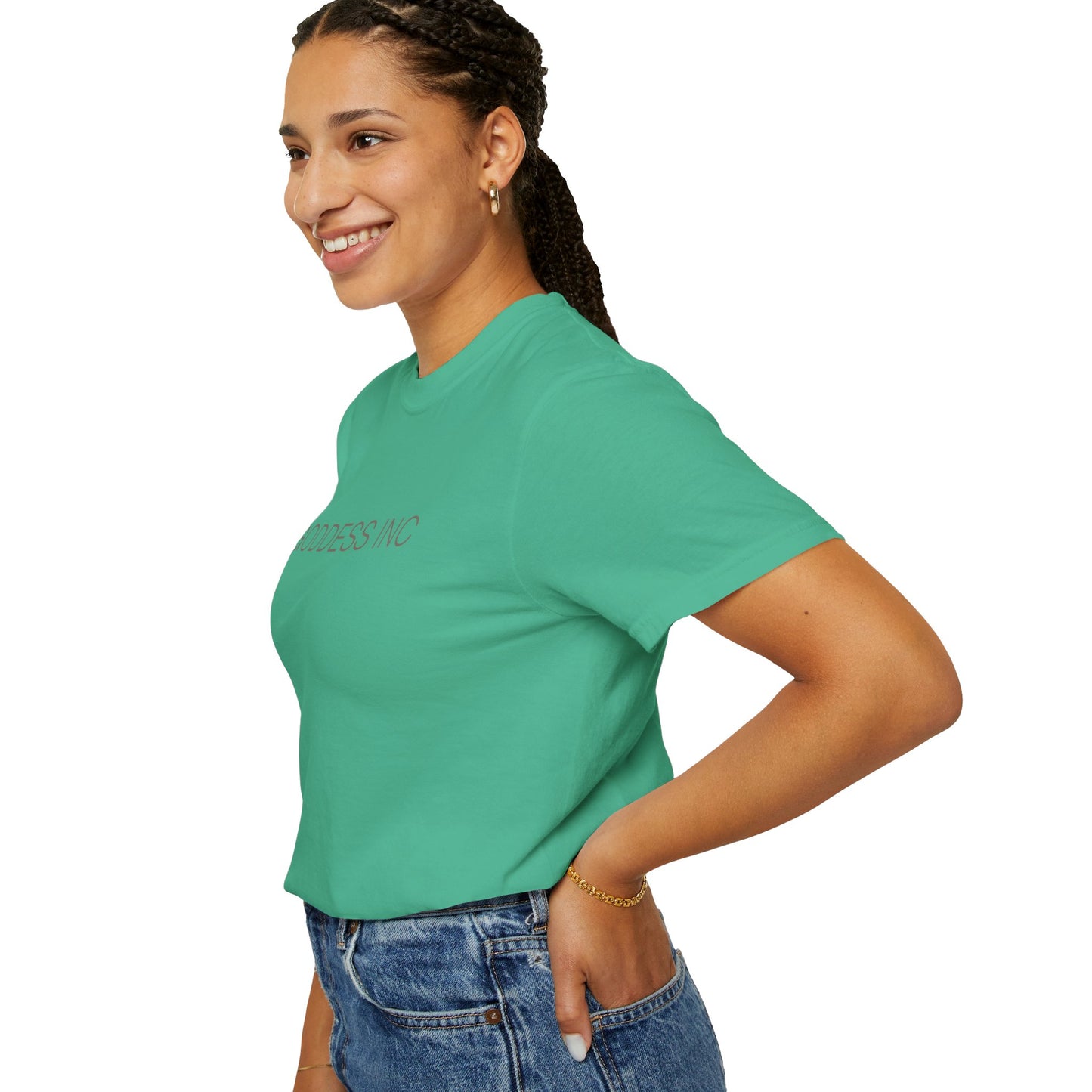 GODDESS INC Garment-Dyed T-shirt