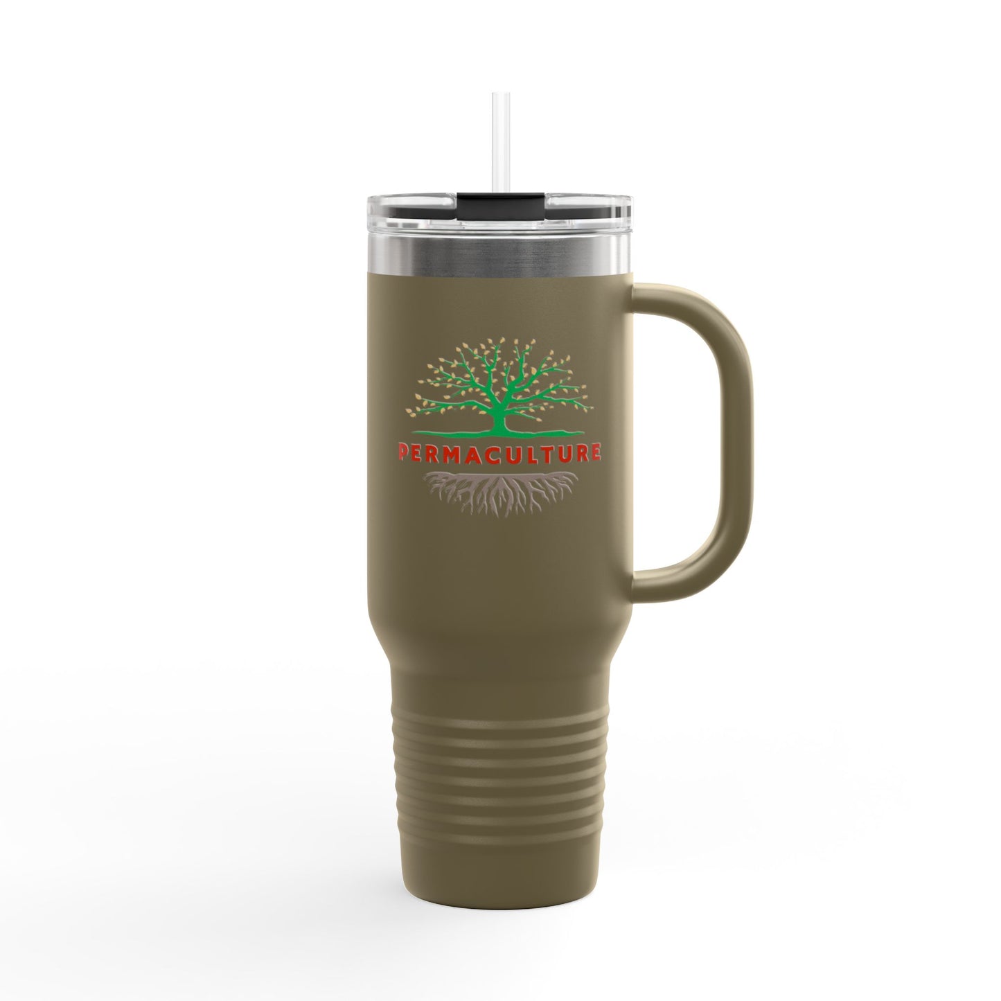 PERMACULTURE Insulated Travel Mug, 40oz