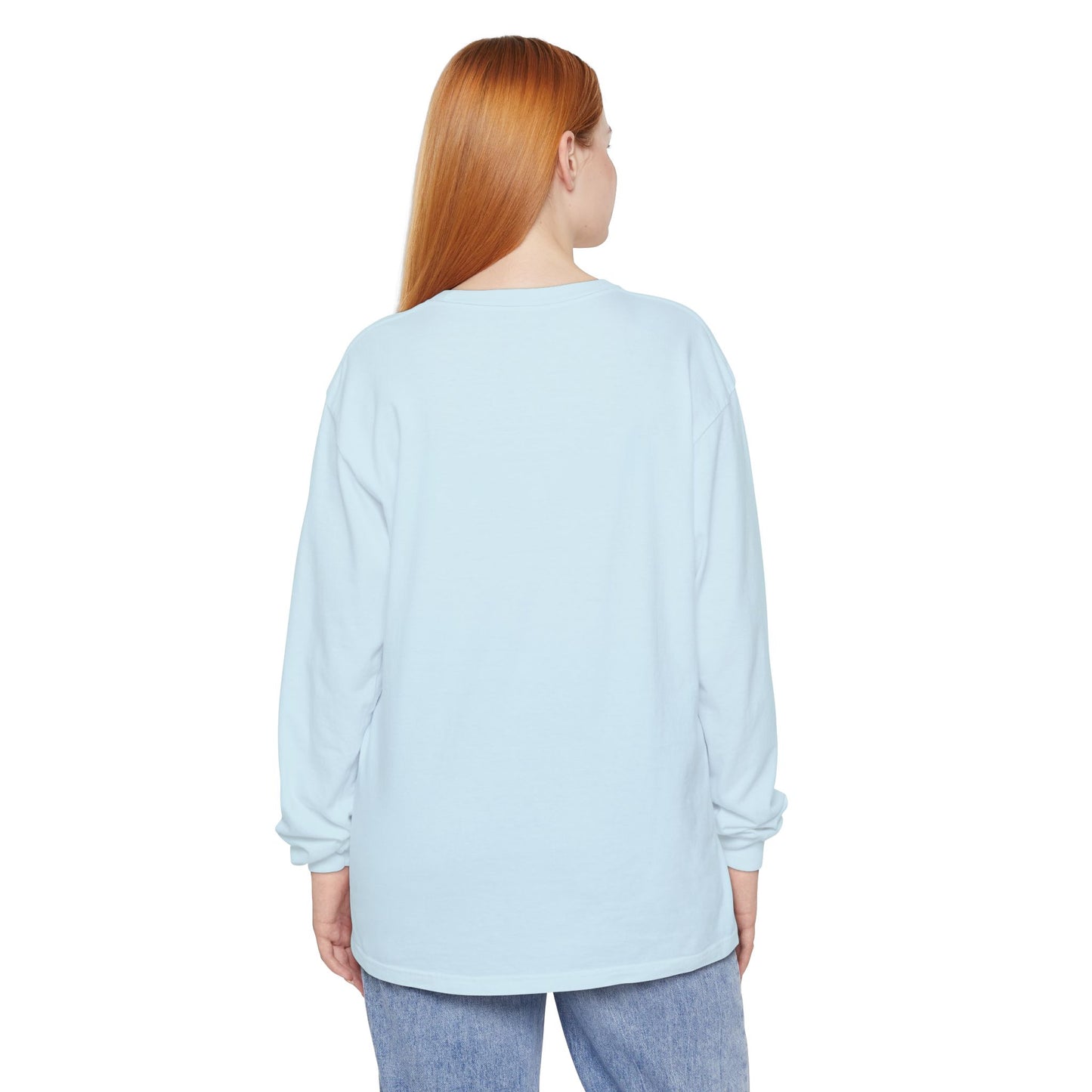 GODDESS INC Garment-dyed Long Sleeve T-Shirt