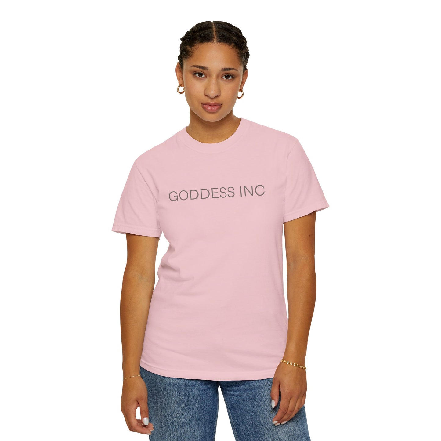 GODDESS INC Garment-Dyed T-shirt