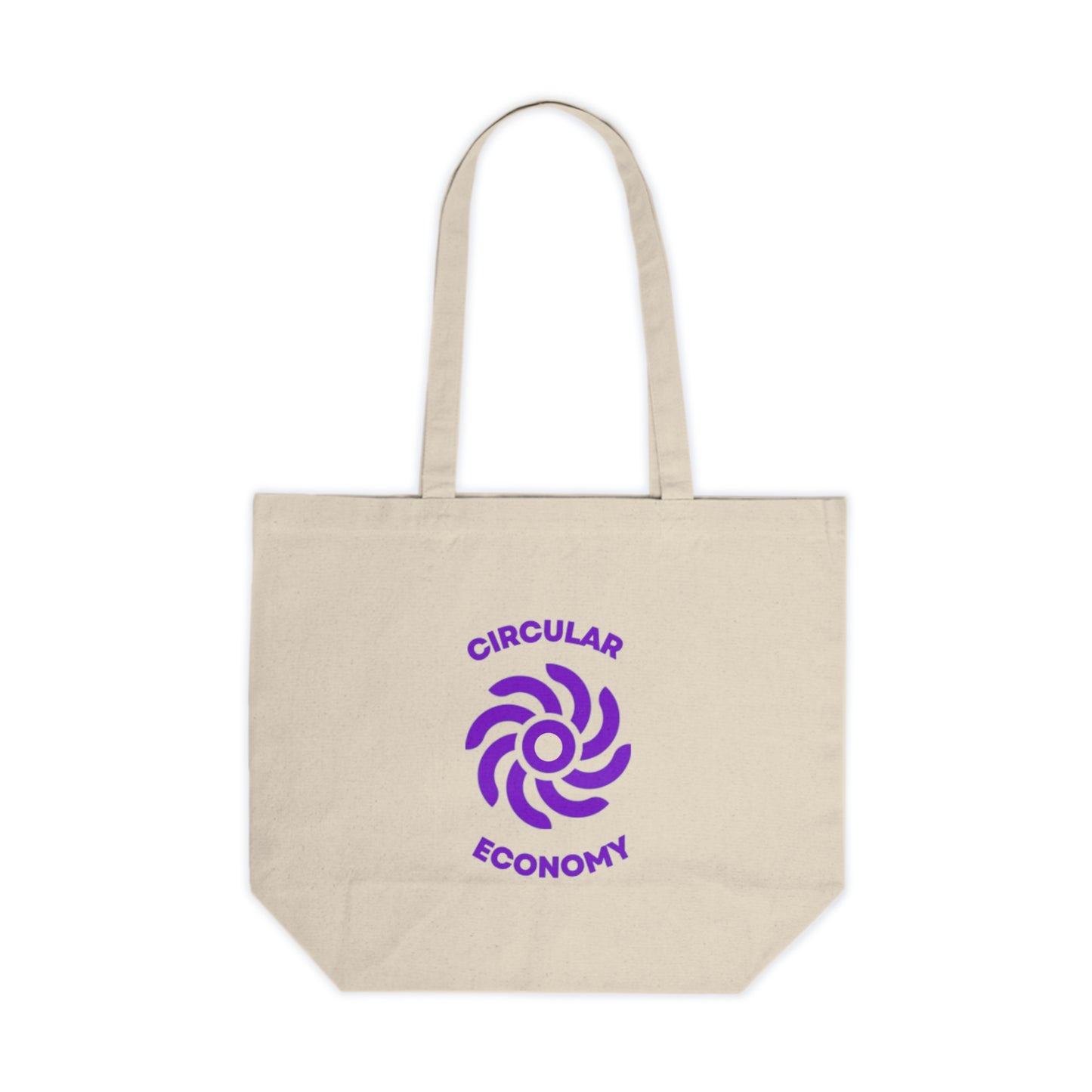 Circular Economy Canvas Shopping Tote