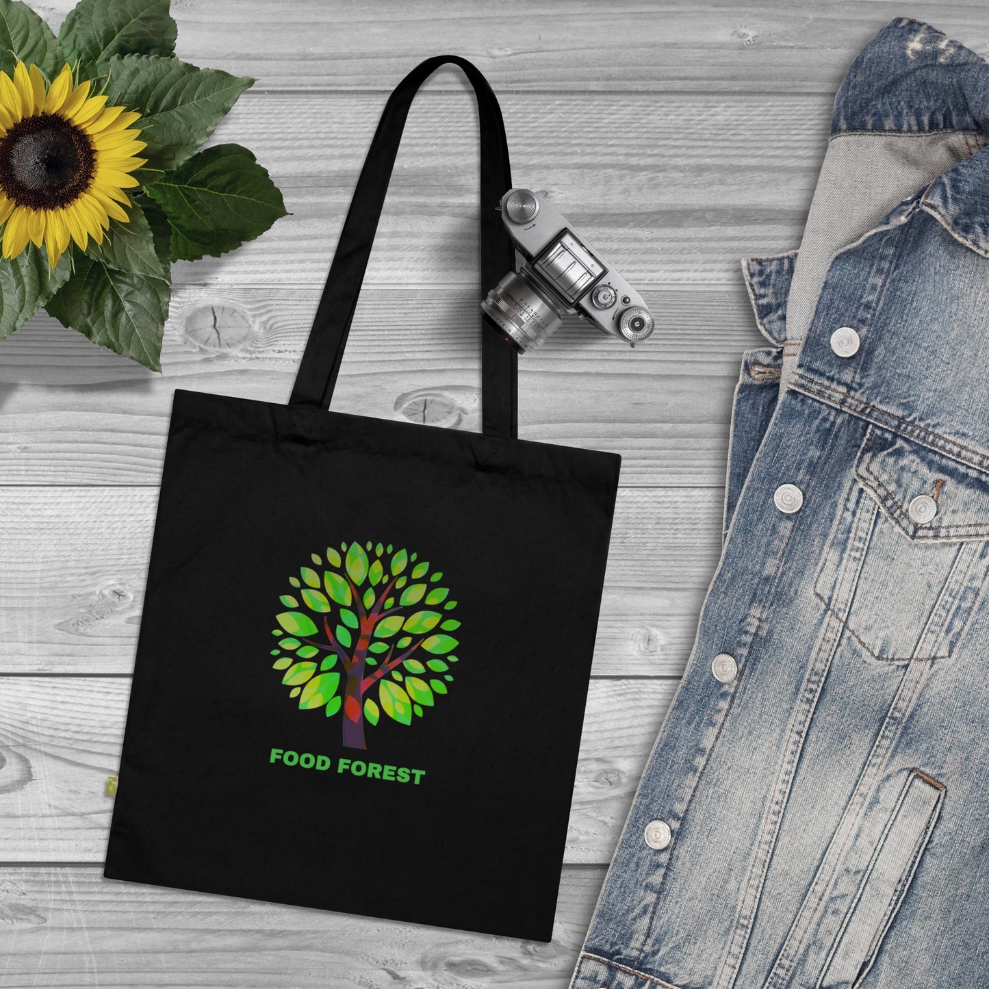 FOOD FOREST Organic Cotton Tote Bag