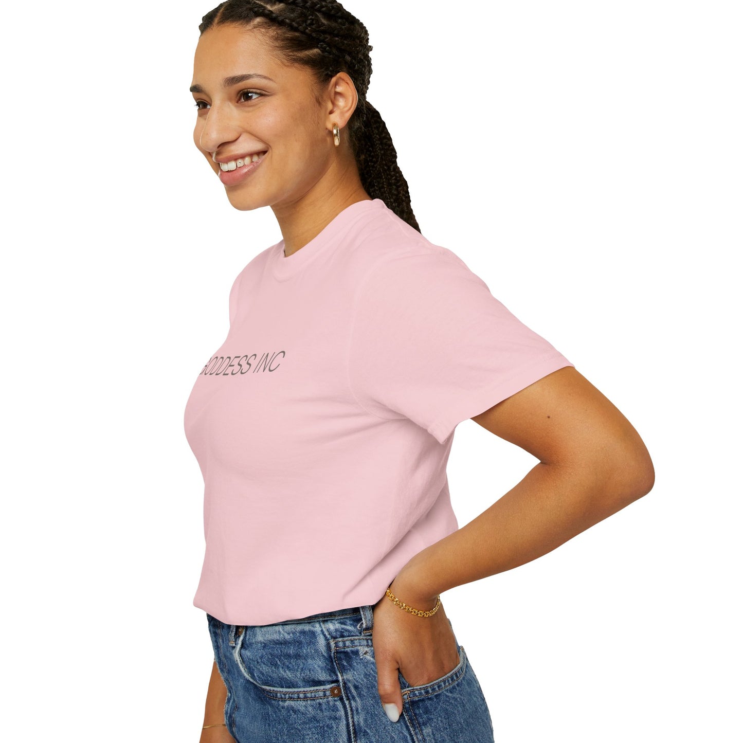 GODDESS INC Garment-Dyed T-shirt