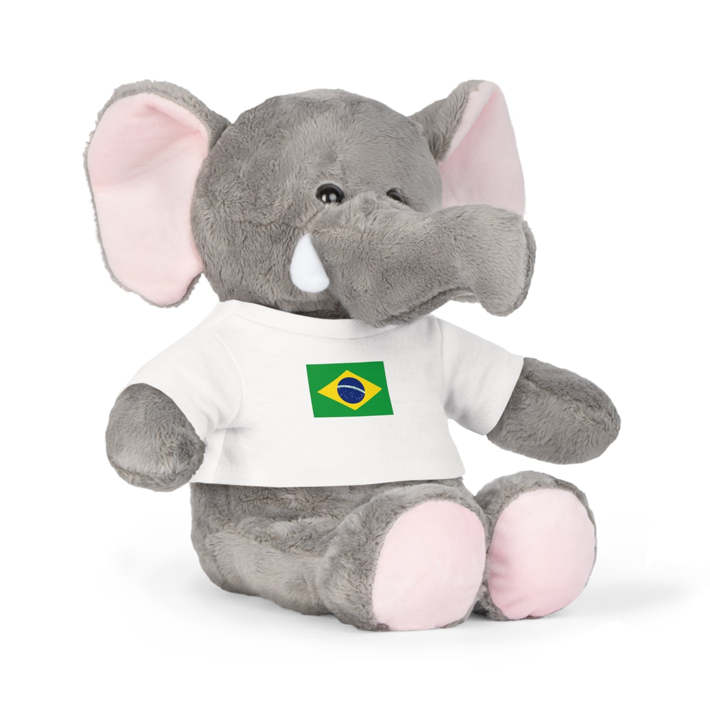 Plush Toy with a Brazil Shirt