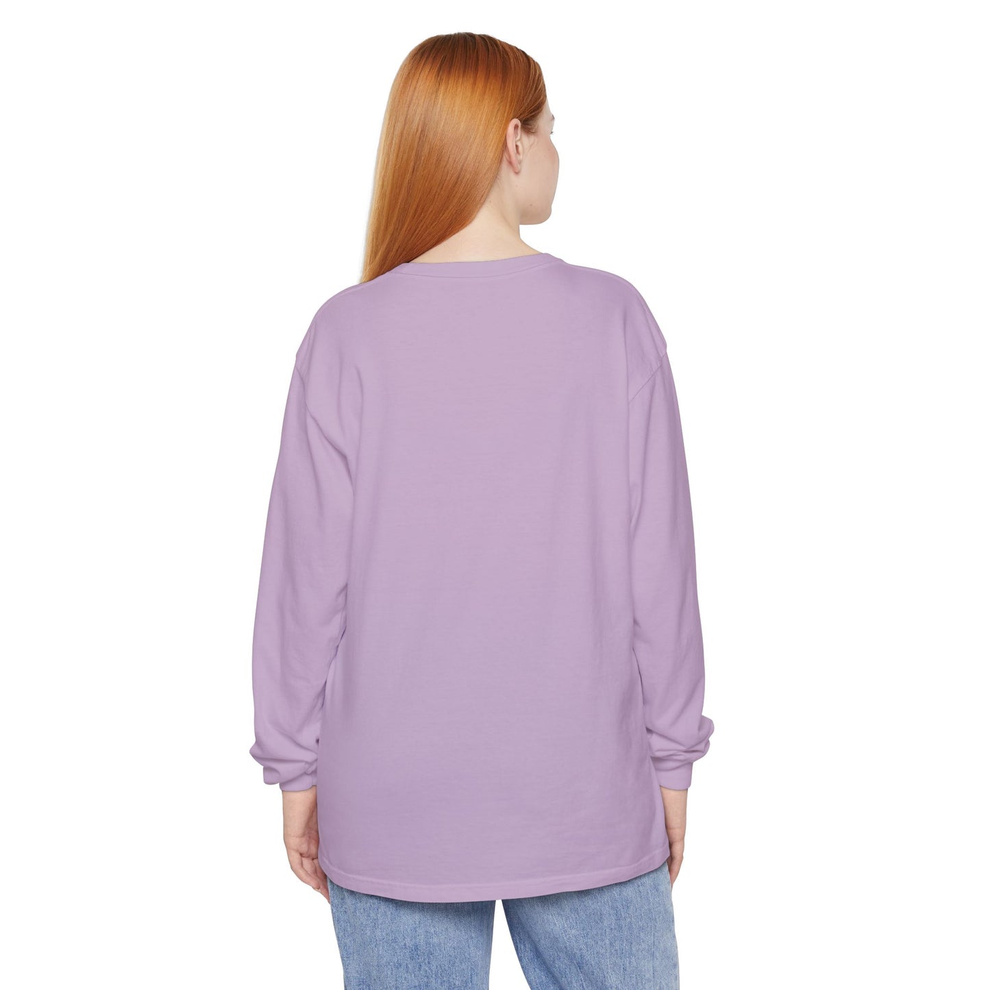 GODDESS INC Garment-dyed Long Sleeve T-Shirt