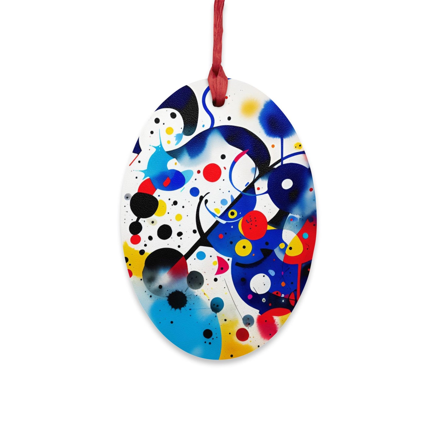 Wooden Ornaments, Inspired by Miro