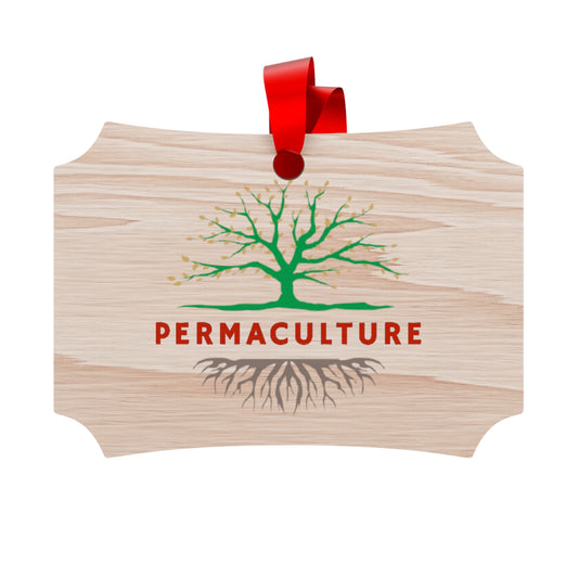 PERMACULTURE Plywood Ornament