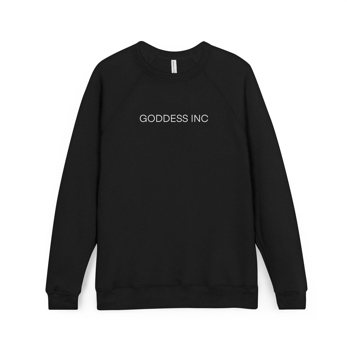 GODDESS INC Sponge Fleece Raglan Sweatshirt