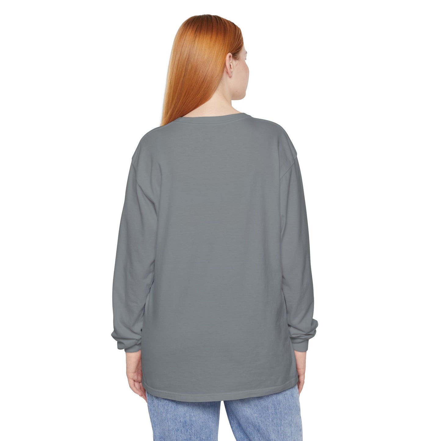 GODDESS INC Garment-dyed Long Sleeve T-Shirt