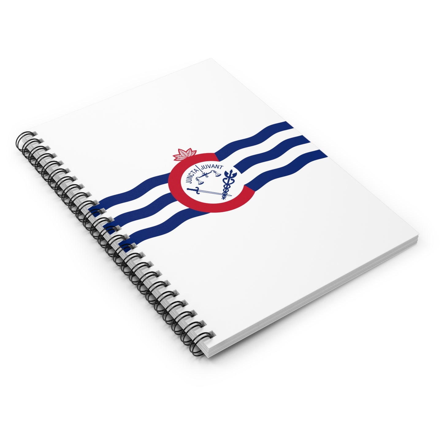 Cincinnati Flag, Spiral Notebook, Ruled Line