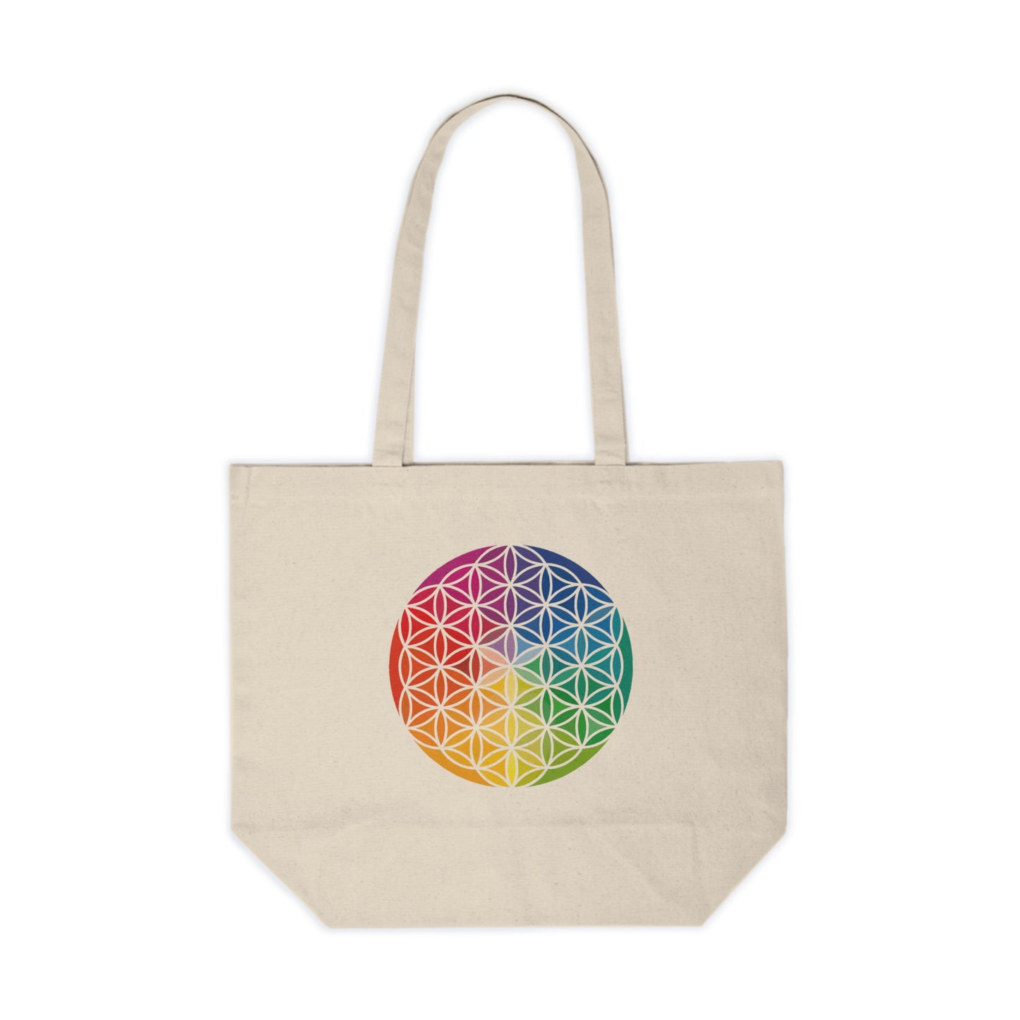 Flower of Life, Canvas Shopping Tote, Sacred Geometry