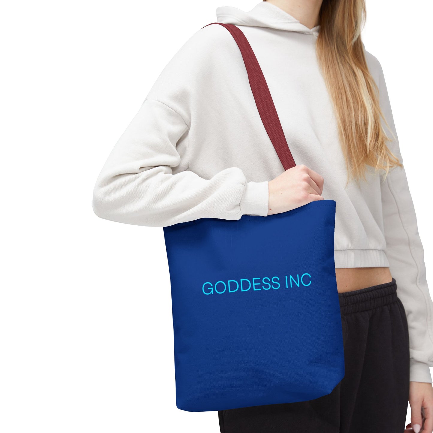 Goddess Inc Tote Bag, Blue