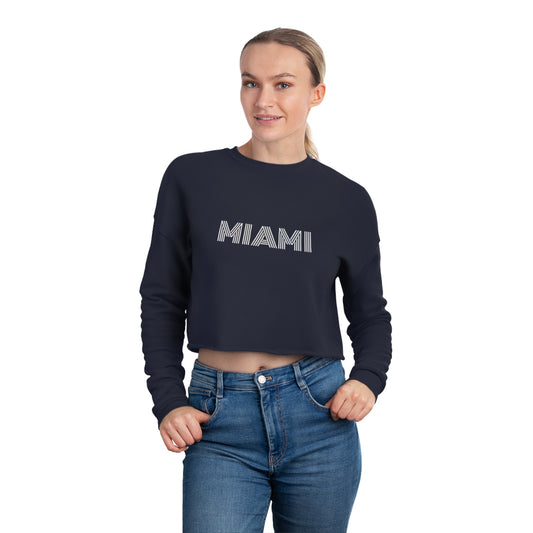 MIAMI Women's Cropped Sweatshirt