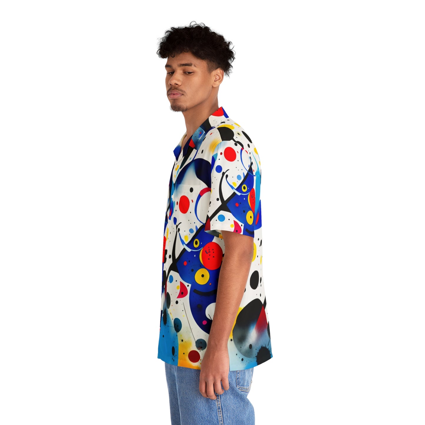 Men's Hawaiian Shirt, Inspired by Miro