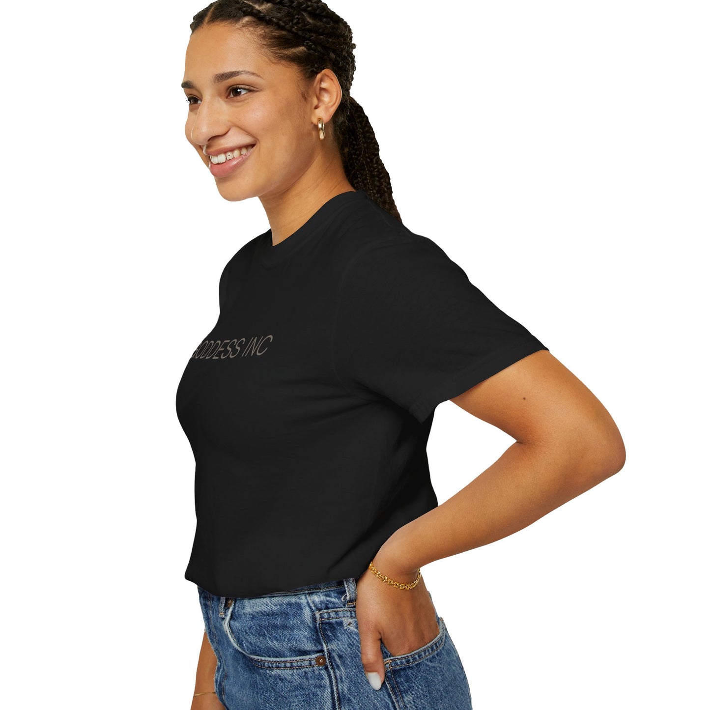 GODDESS INC Garment-Dyed T-shirt