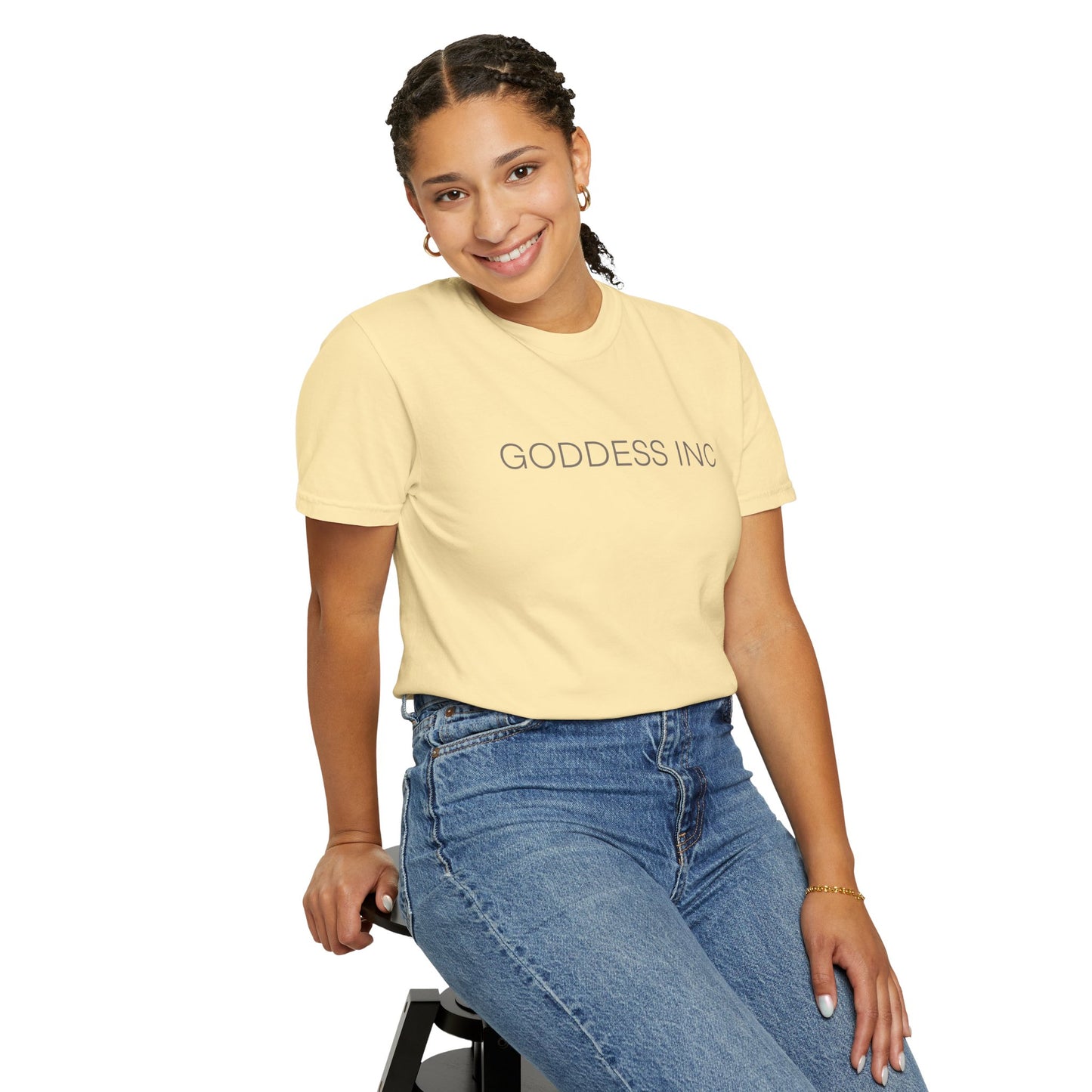 GODDESS INC Garment-Dyed T-shirt