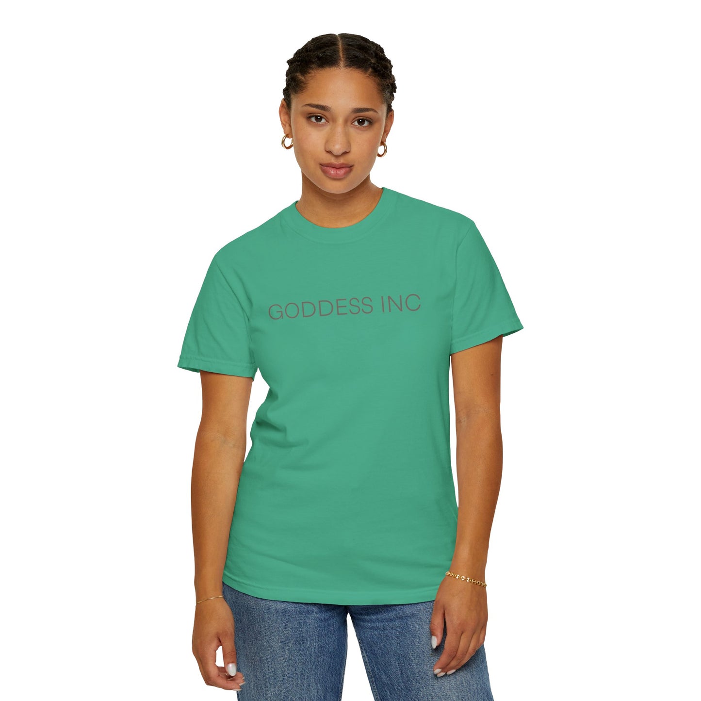 GODDESS INC Garment-Dyed T-shirt