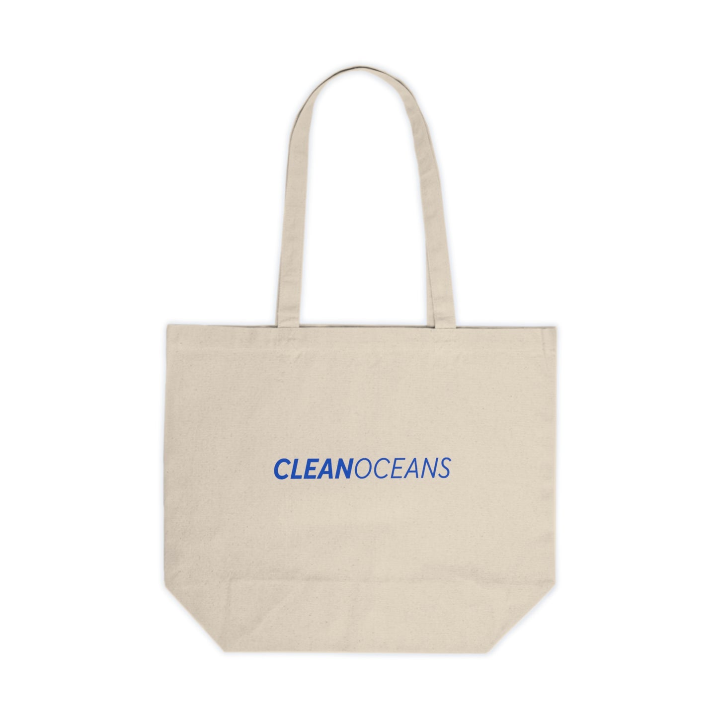 CleanOceans Canvas Shopping Tote